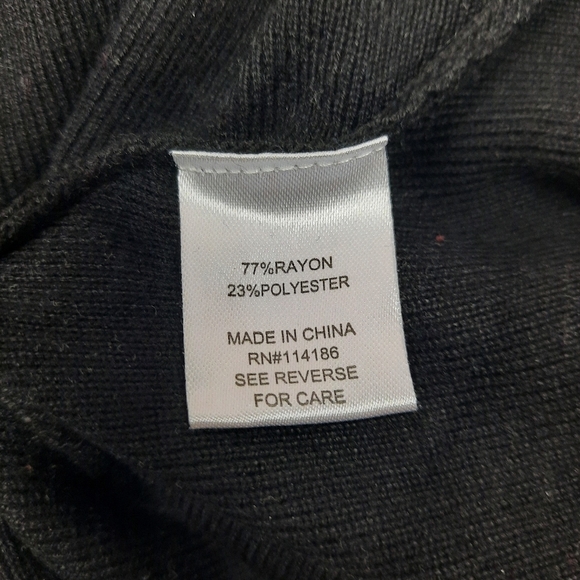 Anthropologie Peyton Primrose Color Block Sweater Gray Black 2X Women's Plus - Picture 8 of 9